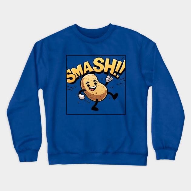 smash potato Crewneck Sweatshirt by RW Ratcliff Music